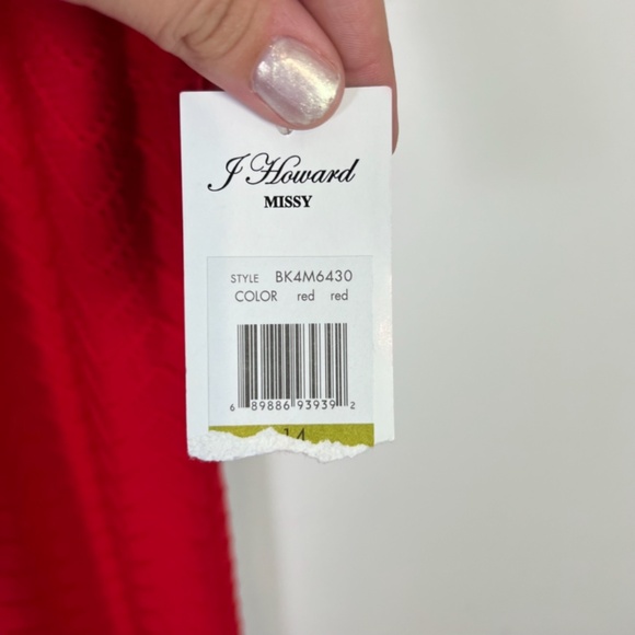 Jessica Howard Red Midi Dress - Picture 5 of 8